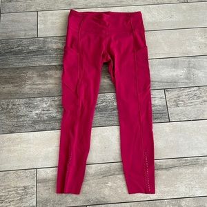 LIKE NEW Lululemon “Fast and Free HR 7/8 Tight”